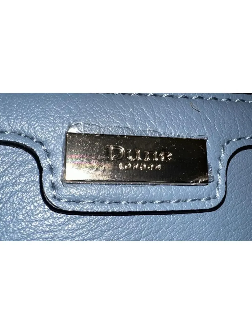 Dune London Small Change Coin Purse Wallet Blue Logo Still Covered